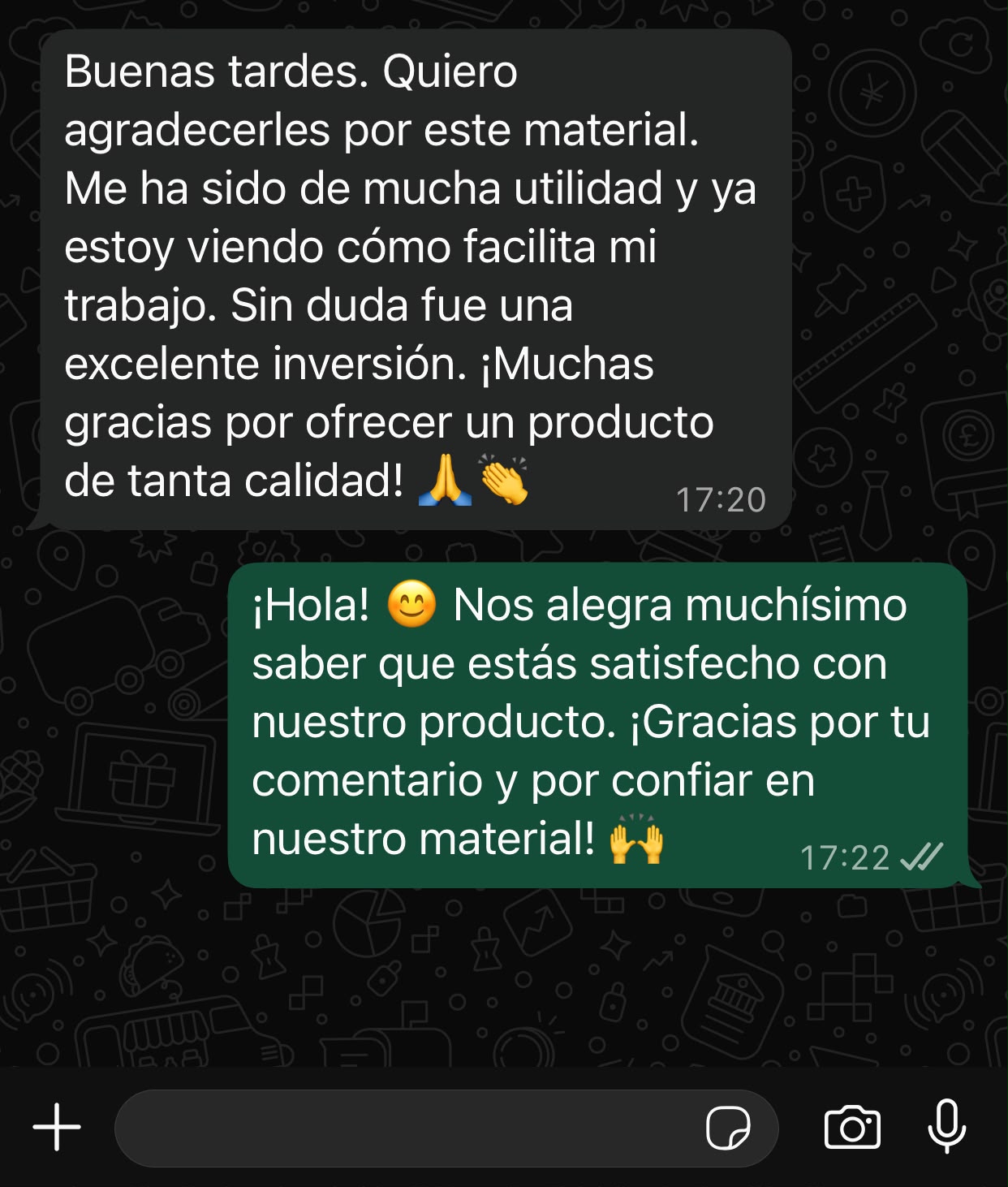 Print de WhatsApp de Johny L.