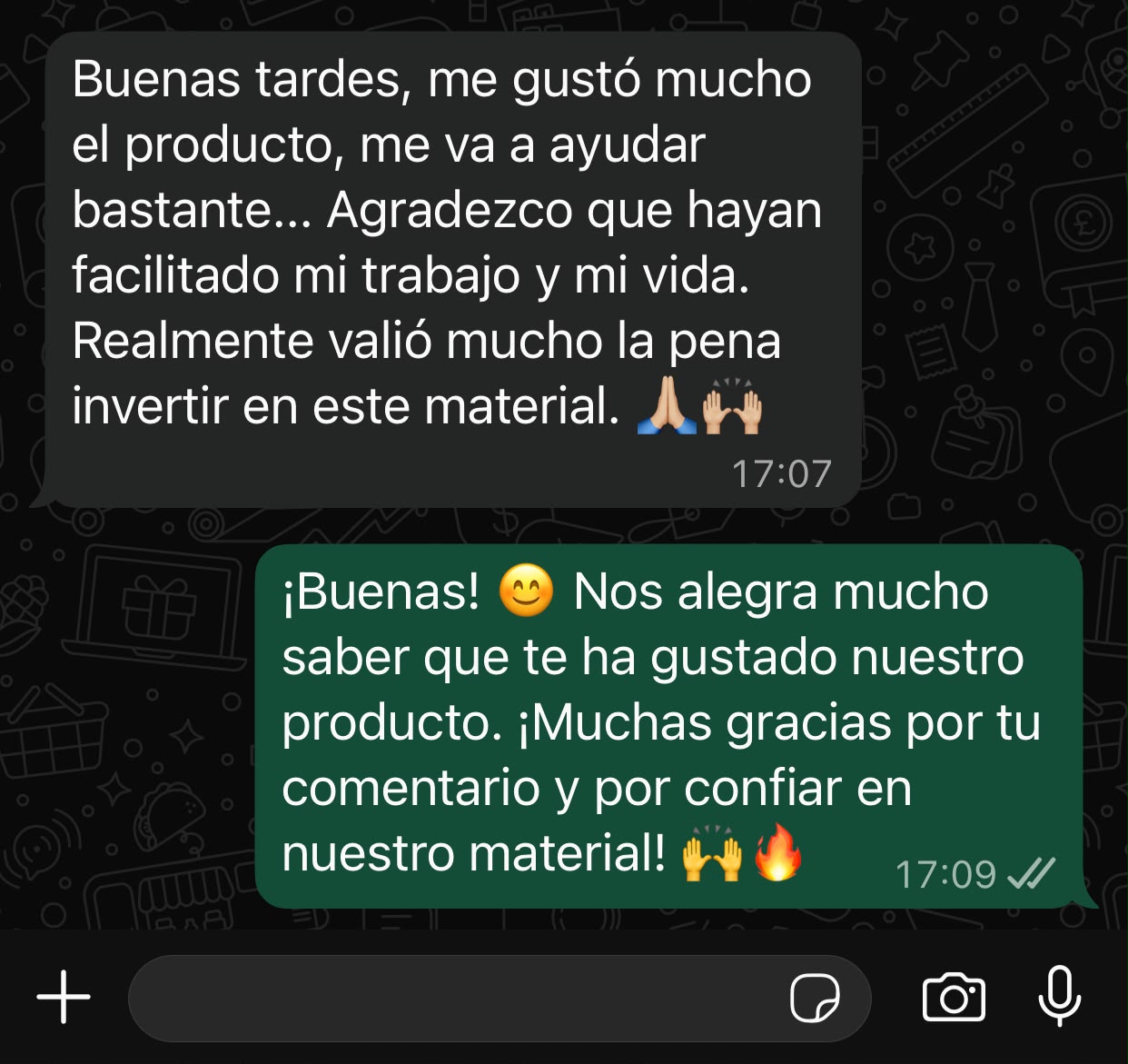 Print de WhatsApp de Carlos P.
